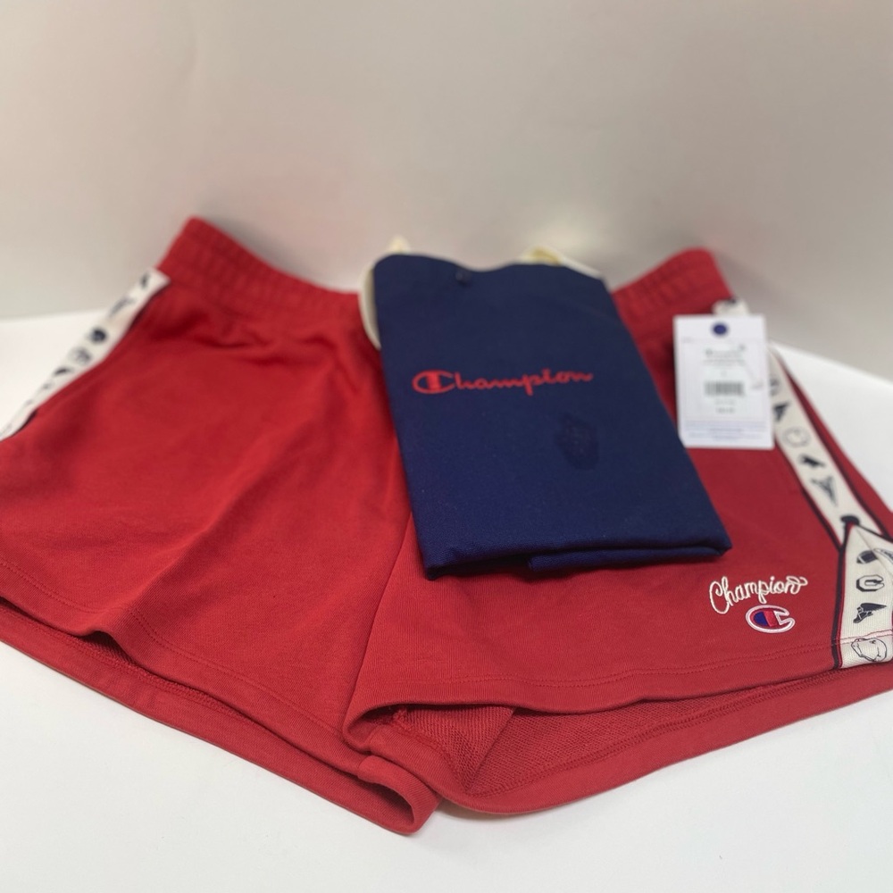 Champion Women’s Athletic Shorts and Tote Bag